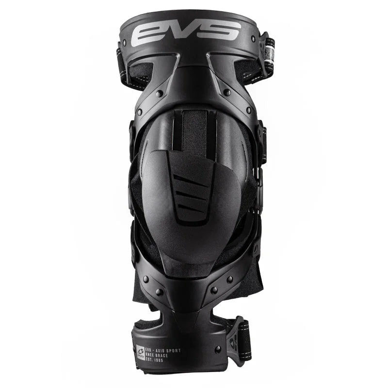EVS Axis Sport Knee Brace Black/Black/Grey - Small/Right - Main Product View