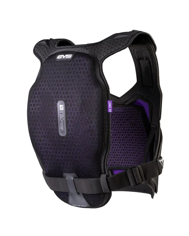 EVS F1 Pro Chest Protector Adult W/ RE ZRO Black - Large/XL - Side View