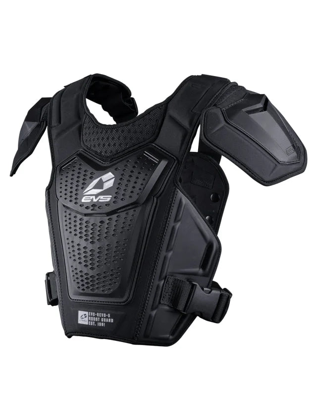 EVS Revo 5 Roost Deflector Black/White - Large/XL