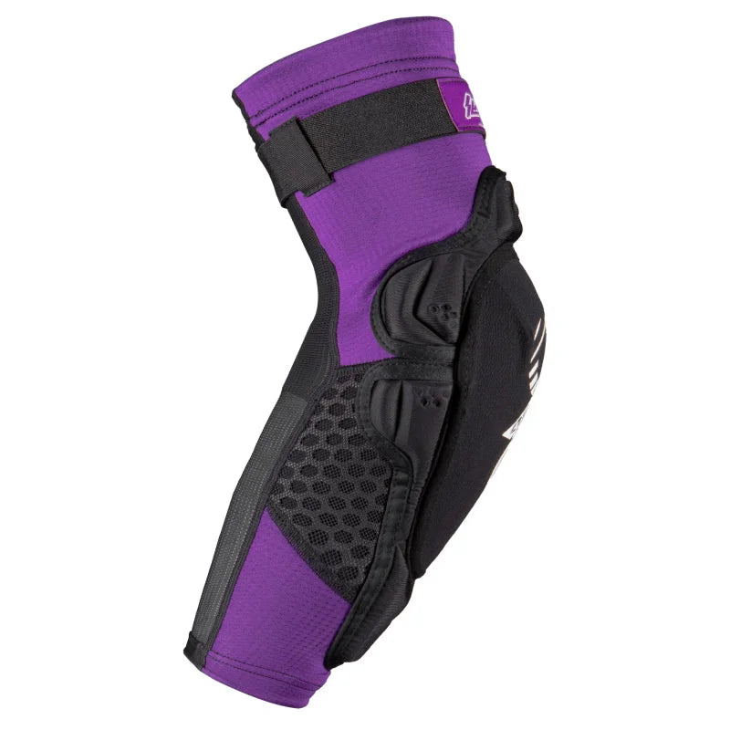 EVS Slayco96 Knee Guard Pair Purple/Black - Youth - Main Product View