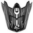 Load image into Gallery viewer, EVS T3 Pinner Visor - Matte Black/White
