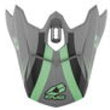 Load image into Gallery viewer, EVS T3 Works Visor - Matte Grey/Green/Black