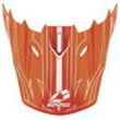 Load image into Gallery viewer, EVS T5 Pinner Visor - Orange/White