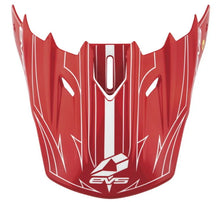 Load image into Gallery viewer, EVS T5 Pinner Visor - Red/White