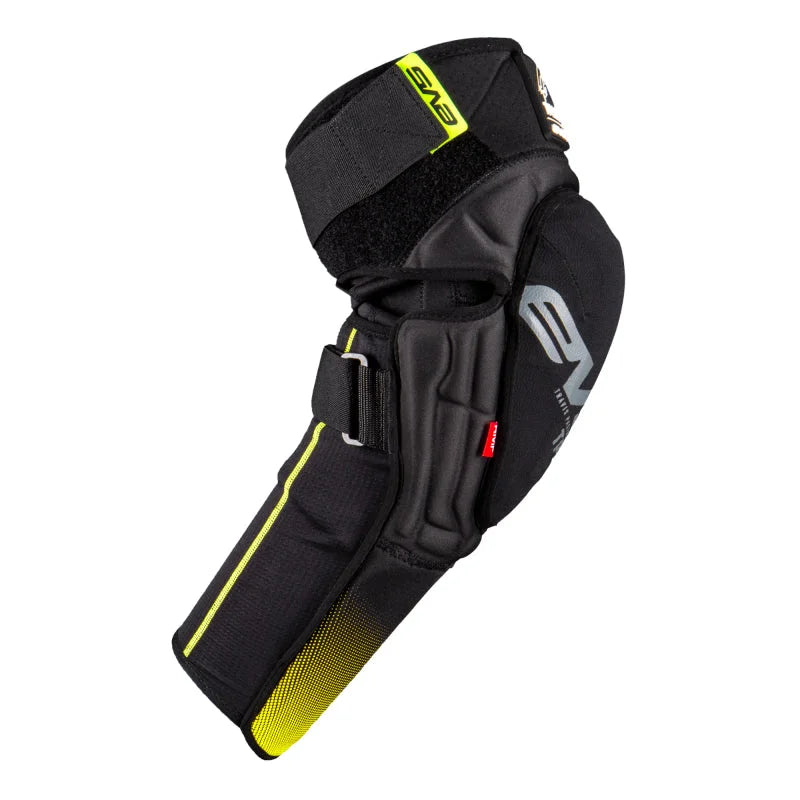 EVS TP199 Knee/Shin Guard Pair Black/Hi Viz - Large/XL - Detail View