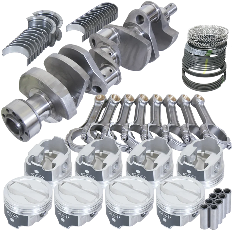 Eagle 1Pc 3.750in Crank 5.700in I-Beam Rods -18cc 4.040in Pistons Rotating Assembly fits Chevrolet LT1 350 - Main Product ...