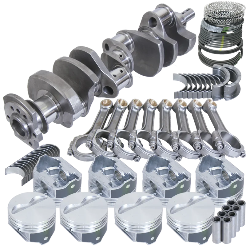 Eagle 1Pc 3.750in Crank 5.700in I-Beam Rods 4.000in Pistons 153 Tooth FP Balanced Assembly fits Chevrolet 350 - Main Produ...