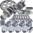 Load image into Gallery viewer, Eagle 1Pc 3.750in Crank 5.700in I-Beam Rods 4.040in Pistons 168 Tooth FP Bal Assembly fits Chevy LT1350 - Side View