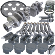 Load image into Gallery viewer, Eagle 1Pc 3.750in Crank 6.000in I-Beam Rod 4.060in Pistons 153 Tooth FP Balanced Assembly fits Chevy 350 - Main Product View