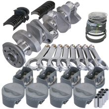 Load image into Gallery viewer, Eagle 3.480in Crank 5.700in H-Beam -5cc Flat Top 4.060in Pistons Rotating Assembly fits Chevy 350 - Side View