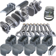 Load image into Gallery viewer, Eagle 3.750in Crank 5.700in I-Beam Rods -20cc 4.165in Pistons Rotating Assembly fits Chevrolet 400 - Side View