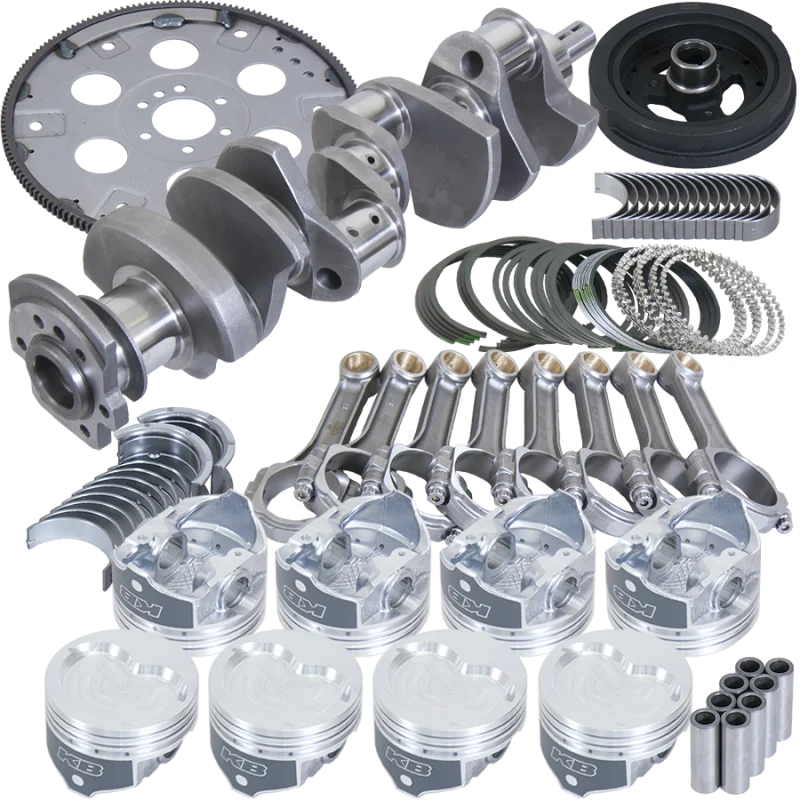 Eagle 3.750in Crank 5.700in I-Beam Rods -30cc 4.165in Pistons Balanced Assembly fits Chevrolet 400 - Side View
