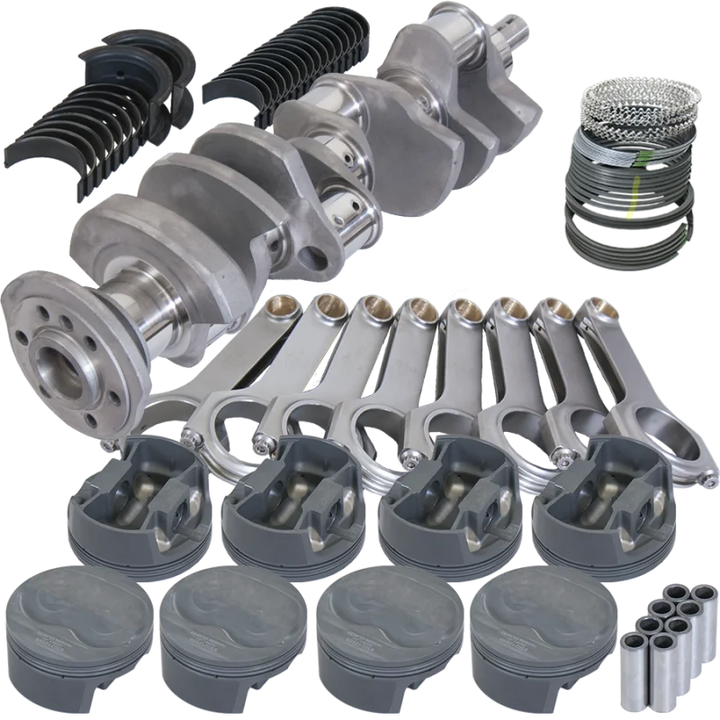 Eagle 3.750in Crank 6.000in H-Beam 4cc Dome 4.155in Pistons Rotating Assembly fits Chevrolet 400 - Side View