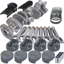 Load image into Gallery viewer, Eagle 3.750in Crank 6.000in H-Beam 4cc Dome 4.155in Pistons Rotating Assembly fits Chevrolet 400 - Side View
