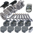 Load image into Gallery viewer, Eagle 3.750in Crank 6.000in I-Beam Rods 4cc Dome 4.165in Pistons Rotating Assembly fits Chevrolet 400 - Main Product View