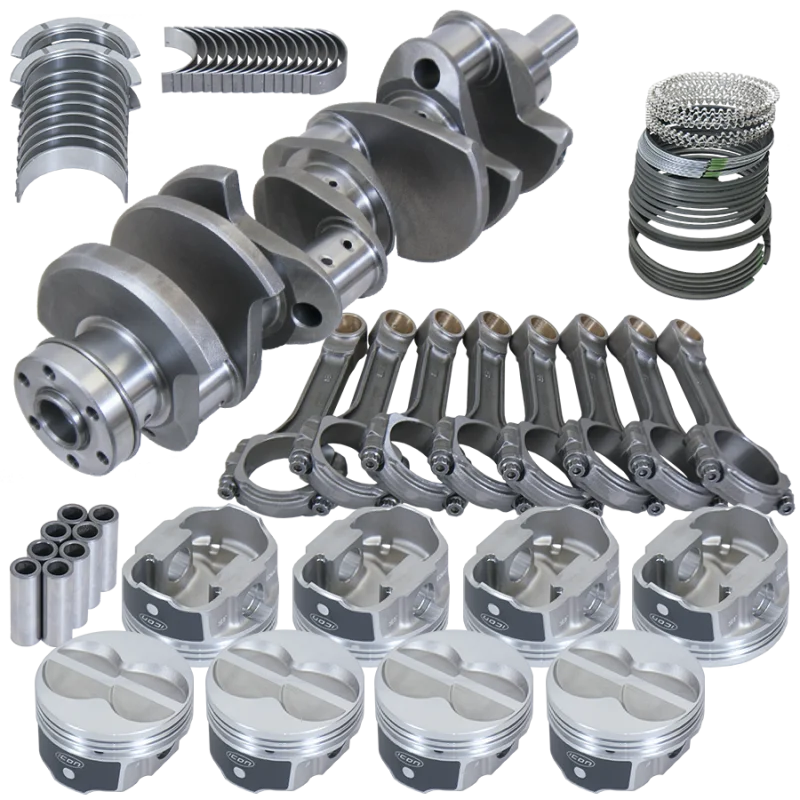 Eagle 4.000in Crank 6.200in I-Beam Rods -11cc Flat Top 4.060in Pistons Rotating Assembly fits Ford 351W - Main Product View