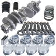 Load image into Gallery viewer, Eagle 4.000in Crank 6.200in I-Beam Rods -27.5cc 4.040in Pistons Rotating Assembly fits Ford 351W - Side View