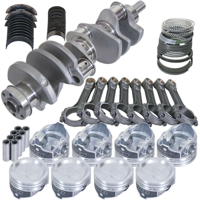 Eagle 4.000in Crank 6.200in I-Beam Rods -27.5cc 4.040in Pistons Rotating Assembly fits Ford 351W - Side View