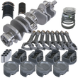 Load image into Gallery viewer, Eagle 4.000in Crank 6.200in I-Beam Rods -28cc Inv Dome 4.030in Pistons Rotating Assembly fits Ford 351W - Side View