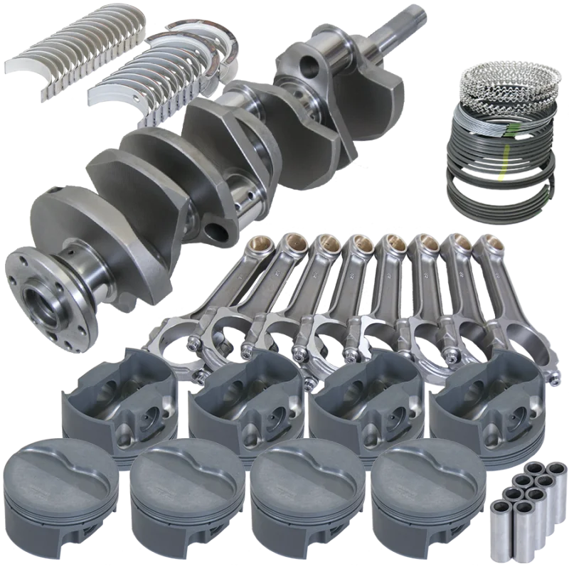 Eagle 4.125in Crank 6.700in I-Beam Rods -7cc Flat Top 4.090in Pistons Rotating Assembly fits Ford Fe