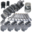 Load image into Gallery viewer, Eagle 4.250in Crank 6.385in H-Beam 43cc Dome 4.320in Pistons Rotating Assembly fits Chevrolet 454 - Side View