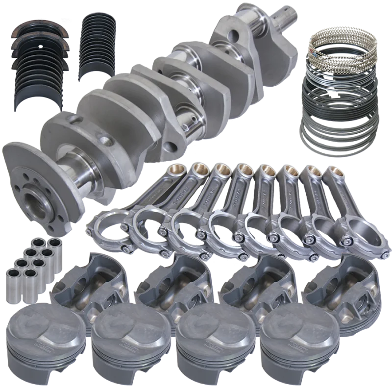 Eagle 4.250in Crank 6.385in I-Beam Rods 43cc Dome 4.320in Pistons Rotating Assembly fits Chevy 454 - Main Product View