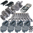 Load image into Gallery viewer, Eagle 4.250in Crank 7.100in H-Beam -8cc Flat Top 4.350in Pistons Rotating Assembly fits Chrysler RB - Main Product View