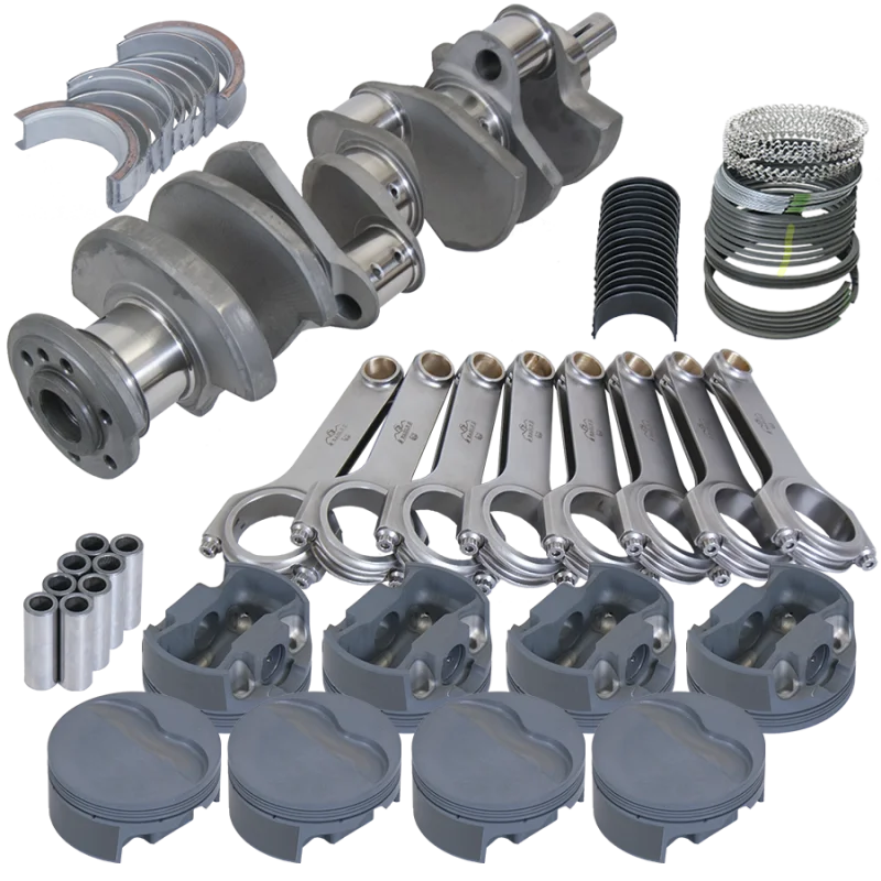 Eagle 4.500in Crank 6.800in H-Beam -6cc Flat Top 4.185in Pistons Rotating Assembly fits Pontiac 455 - Main Product View