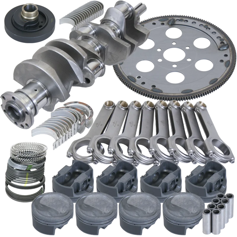 Eagle 4.500in Crank 7.100in H-Beam -22cc Inv Dome 4.155in Pistons Balanced Assembly fits Oldsmobile 455 - Side View