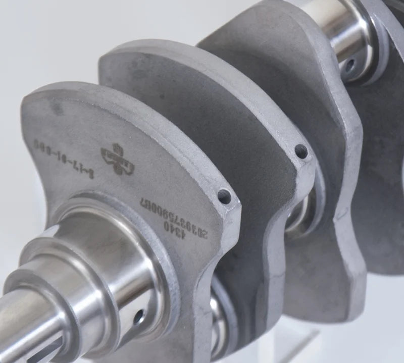 Eagle 4G63 Stroker 100mm Crankshaft For 7-Bolt (Evo) - Installation View