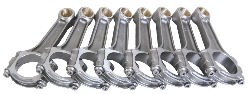 Eagle 5140 I-Beam Connecting Rod 6.135in w/ 7/16in ARP 8740 (Set of 8) fits 1961-2000 2006-2015 Chevrolet Bel Air / Biscay...