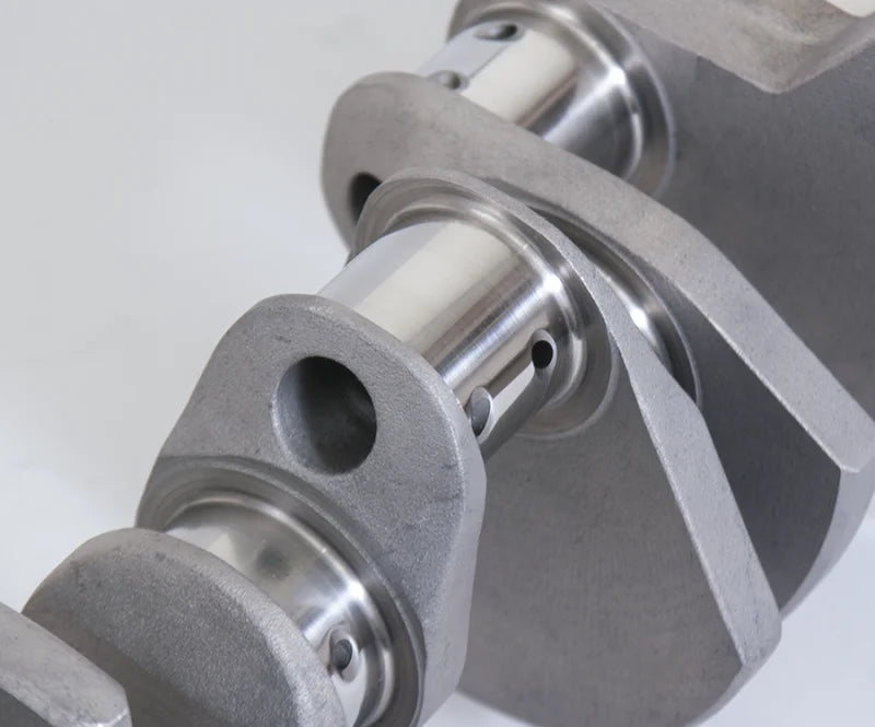 Eagle 67-86 Chevrolet Small Block V8 5.7L 350 Forged Crankshaft - 4340 Steel 3.875in Strk 2-Pce Seal - Back View