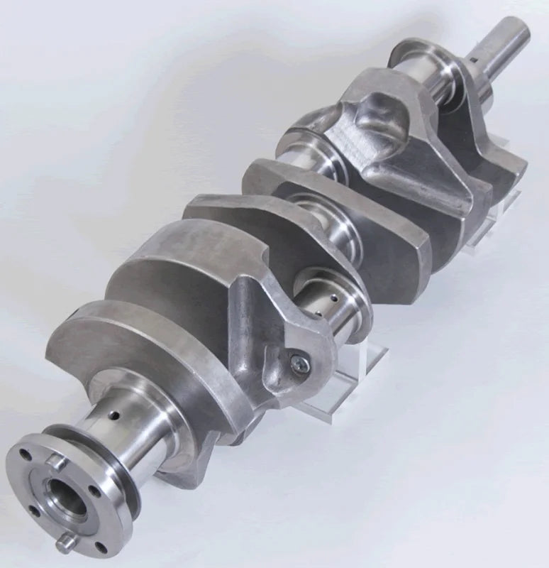 Eagle 8BA Flathead 4.000in Stroke 2.000in Journal Cast Crankshaft fits Ford 8BA - Side View