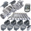 Load image into Gallery viewer, Eagle Balanced Assembly 1Pc 3.750in Crank 5.700in H-Beam -5cc Flat Top 4.040in Pistons fits Chevy 350 - Main Product View