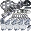 Load image into Gallery viewer, Eagle Balanced Assembly 1Pc 3.750in Crank 5.700in I-Beam Rods 4.000in Pistons 153 Tooth FP fits Chevy 350 - Side View