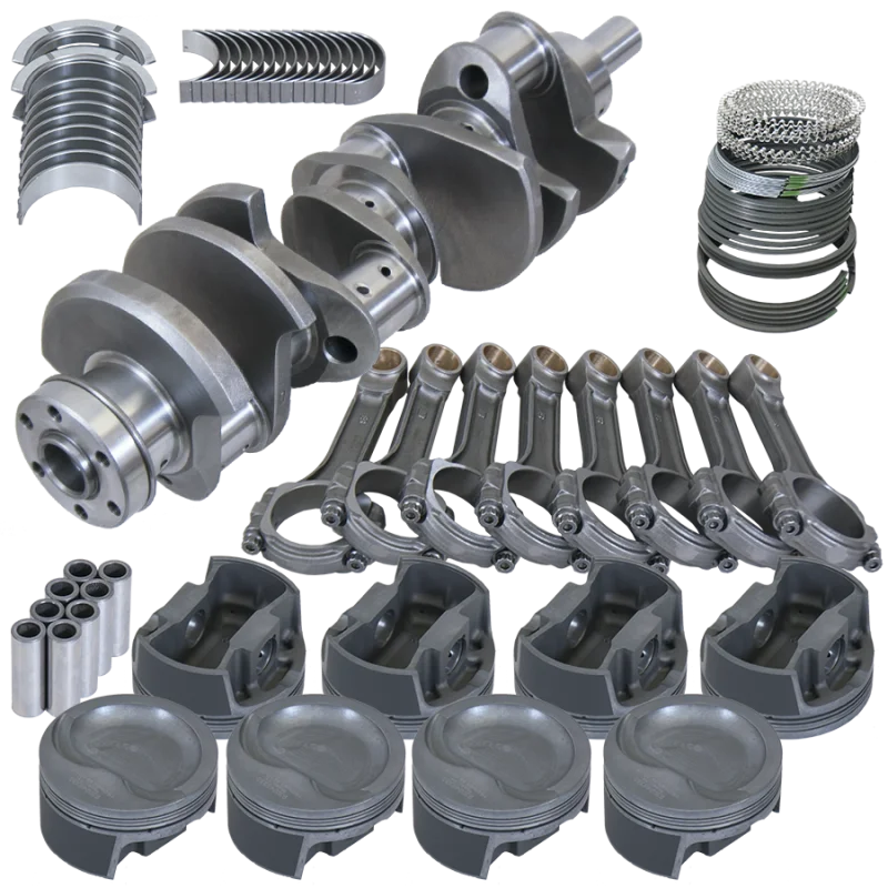 Eagle Block Street/Strip Rotating Assembly - 6.2in H-Beam +.030in Bore (Unbalanced) fits Ford 351W - Side View