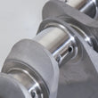 Load image into Gallery viewer, Eagle Chevrolet 283-327 3.000in Stroke Small Journal Forged 4340 Steel Crankshaft - Back View