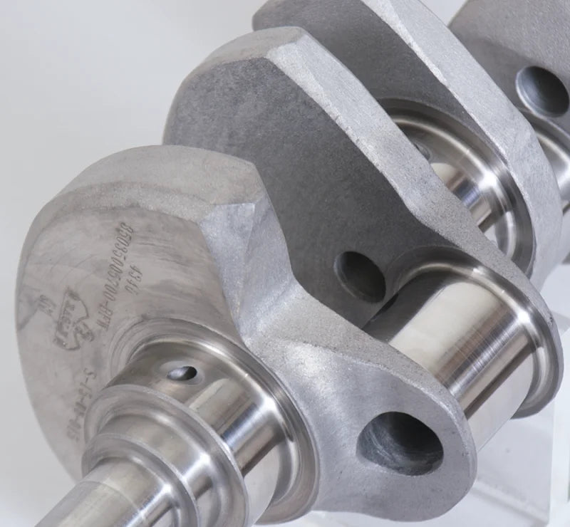 Eagle Chevrolet 350 3.500in Stroke Forged 4340 Featherweight Steel Crankshaft - Installation View