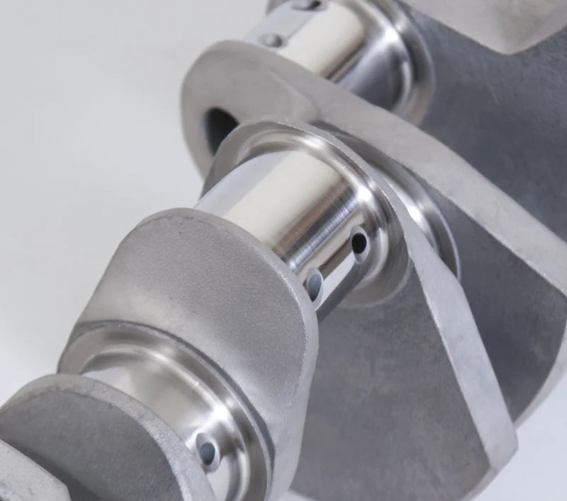 Eagle Chevrolet 350 3.875in Stroke 1Pc Rear Seal Forged 4340 Steel Crankshaft - Back View