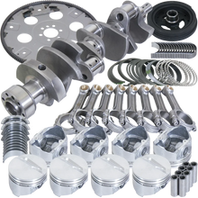 Load image into Gallery viewer, Eagle Chevrolet 350 Balanced 1Pc Rear Seal Rotating Assembly Kit .030 Bore Dome 168 Tooth Flex Plate - Main Product View