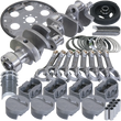 Load image into Gallery viewer, Eagle Chevrolet 350 Balanced Rotating Assembly Kit -5cc Flat Top 3.750 Stroke 5.700 Rod Length - Side View