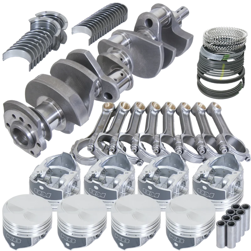 Eagle Chevrolet 350 Small Block Rotating Assembly w/ 4.030in Bore 3.480in Stroke -7cc Dome - Side View