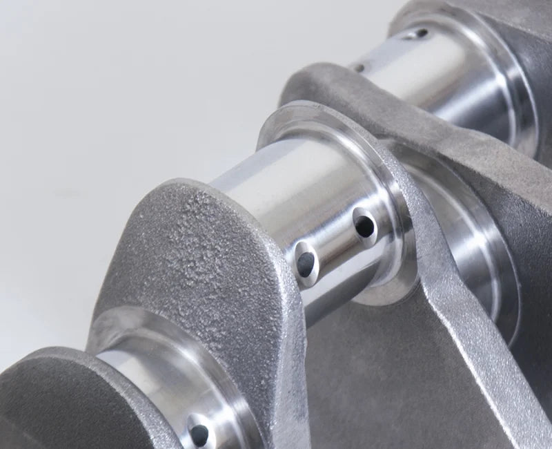 Eagle Chevrolet 383 2 Pc 3.750in Stroke External Balance Cast Crankshaft - Side View