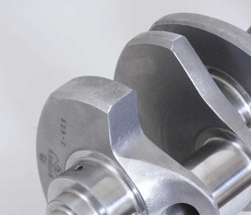 Eagle Chevrolet 400 Small Block 3.75in Stroke External Balance Cast Crank Shaft - Installation View
