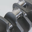 Load image into Gallery viewer, Eagle Chevrolet BB 4.375in Stroke Int Balance Center Counterweighted Forged 4340 Steel Crankshaft - Back View