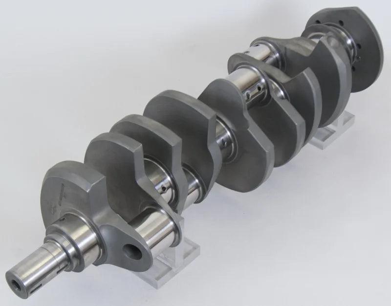 Eagle Chevrolet BB 4.500in Stroke Int Balance Center Counterweighted Forged 4340 Steel Crankshaft - Installation View