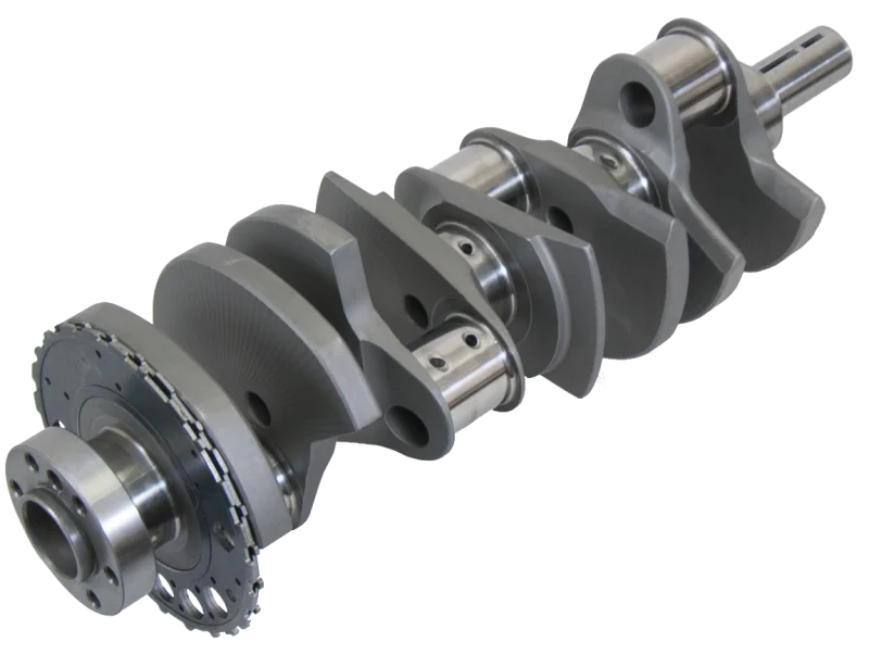 Eagle Chevrolet LS 4.000in Stroke 24 Tooth Reluctor Center Counterweighted Billet Crankshaft - Side View