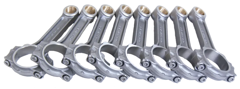 Eagle Chevrolet LS 4340 I-Beam Connecting Rod 6.125in (Set of 8) - Main Product View