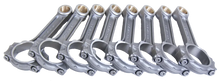 Load image into Gallery viewer, Eagle Chevrolet LS 4340 I-Beam Connecting Rod 6.125in (Set of 8) - Main Product View