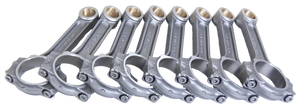 Eagle Chevrolet LS 4340 I-Beam Connecting Rod 6.125in (Set of 8) - Main Product View